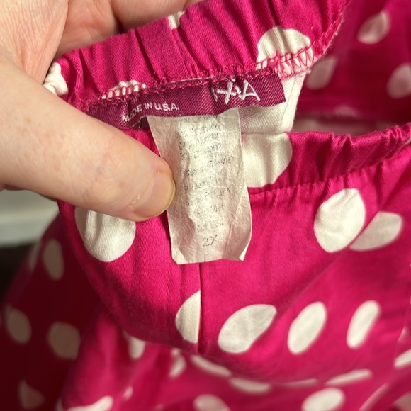 Classic ModCloth retro polka dot halter pink dress with pockets - Picture 4 of 4